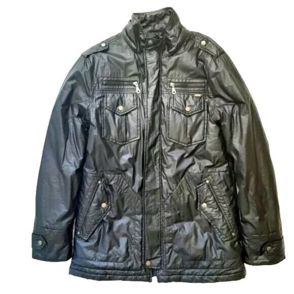 VINTAGE GUESS 3/4 LENGTH COAT MEN'S SMALL - Picture 1 of 6